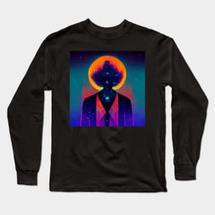 Man of Matter - Psychedelic Surrealism Long Sleeve T-Shirt